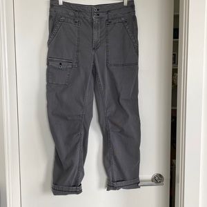 Anthropologie crop cargo pants
